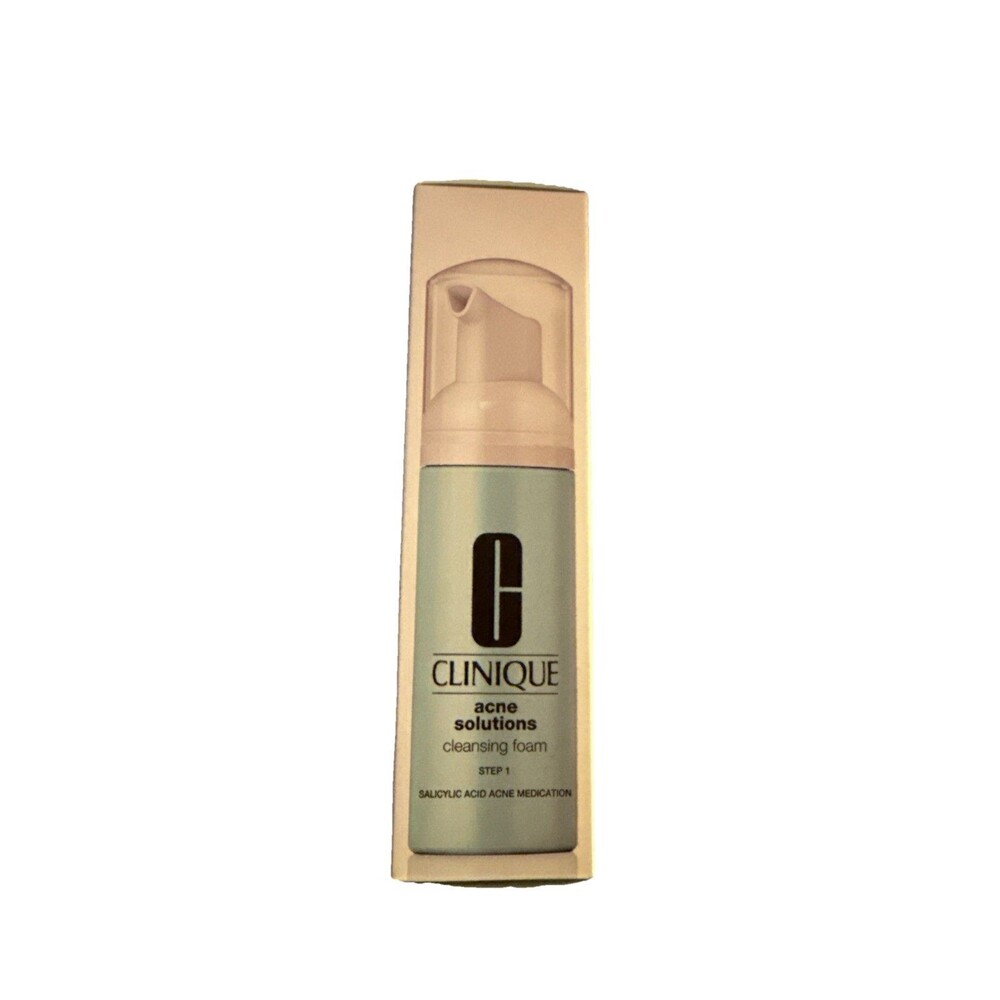 Clinique Acne Solutions Cleansing Foam , 1.7 oz,New In Box!